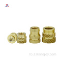 M2 M6 M10 Messing gekräizegt threaded Insert Nëss